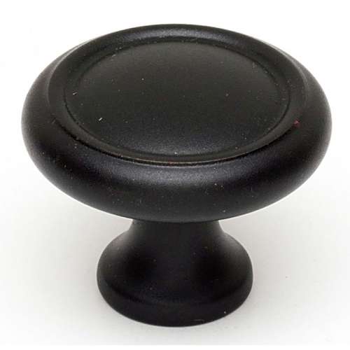 A1151-MB Knob Traditional 1-1/4-in in Matte Black