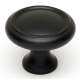 A1151-MB Knob Traditional 1-1/4-in in Matte Black
