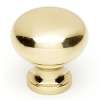 A1066-PB Knob Traditional 3/4-in in Polished Brass