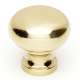 A1066-PB Knob Traditional 3/4-in in Polished Brass