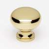 A1067-PB Knob Traditional 1-in in Polished Brass