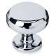 A1174-PC Knob Traditional 1-1/4-in in Polished Chrome