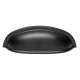 A1263-MB Cup Pull Modern in Matte Black