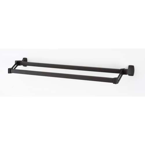 Cube A6525-25-CHBRZ Double Towel Bar Modern in Chocolate Bronze