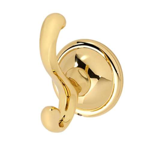 Robe Hook Traditional in Polished Brass