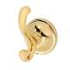 Robe Hook Traditional in Polished Brass