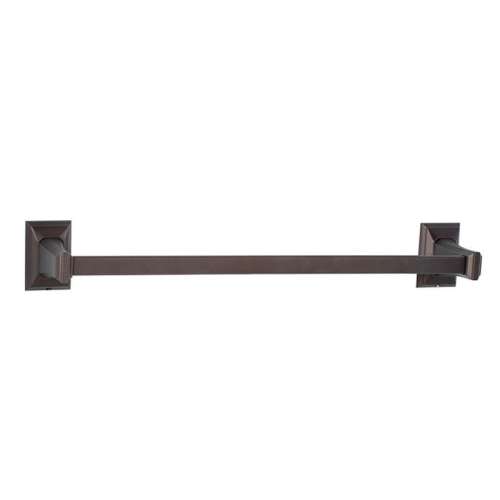Geometric A7920-12-CHBRZ Towel Bar Transitional in Chocolate Bronze