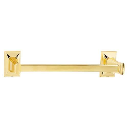Geometric A7920-12-PB Towel Bar Transitional in Polished Brass