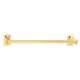 Geometric A7920-18-PB Towel Bar Transitional in Polished Brass