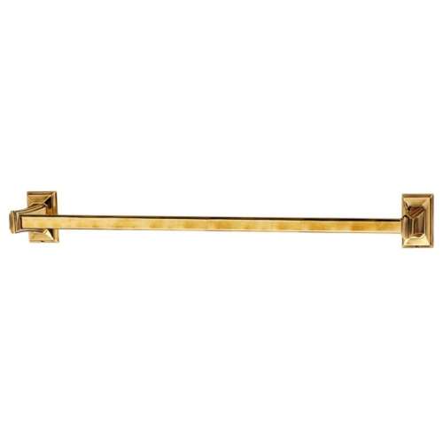 Geometric A7920-24-PA Towel Bar Transitional in Polished Antique