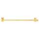 Geometric A7920-24-PB Towel Bar Transitional in Polished Brass