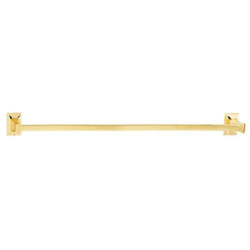 Towel Bar Transitional in Polished Brass