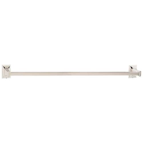 A7920-30-PN Geometric Towel Bar Transitional in Polished Nickel