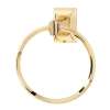 Towel Ring Transitional 6-in in Polished Brass
