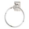Towel Ring Transitional 6-in in Polished Nickel