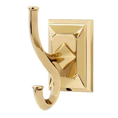 Robe Hook Transitional in Polished Antique