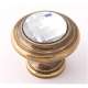 Crystal C211-CLR/PA Traditional Knob in Polished Antique