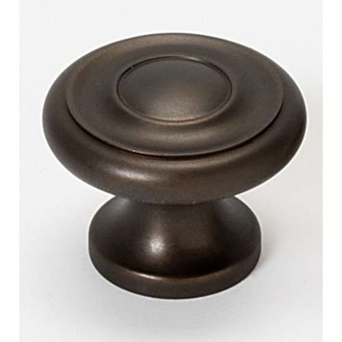 A1047-CHBRZ Knob Traditional 1-in in Chocolate Bronze