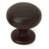 Knob Traditional 1-1/8-in in Chocolate Bronze