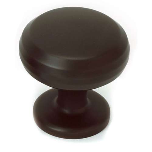 Knob Traditional 1-1/8-in in Chocolate Bronze