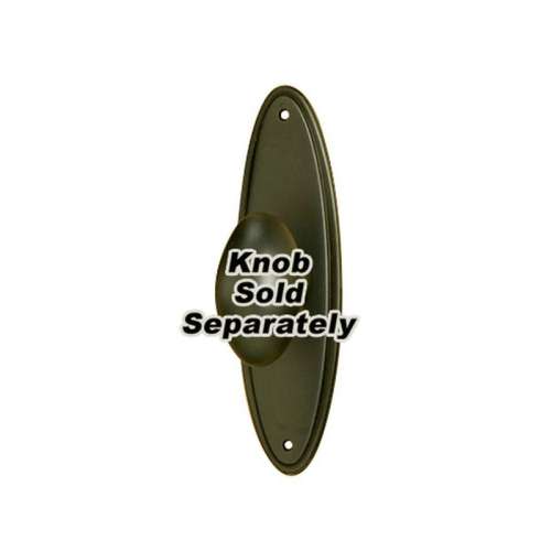 Escutcheon Traditional 3-in in Chocolate Bronze