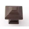 Geometric A1525-CHBRZ Knob Transitional 1-1/4-in in Chocolate Bronze