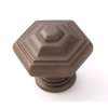 Geometric A1530-CHBRZ Knob Transitional 1-1/4-in in Chocolate Bronze