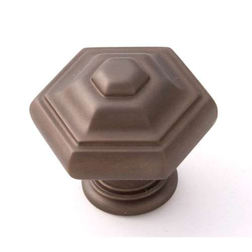 Geometric A1530-CHBRZ Knob Transitional 1-1/4-in in Chocolate Bronze
