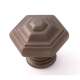 Geometric A1530-CHBRZ Knob Transitional 1-1/4-in in Chocolate Bronze