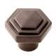 Geometric A1535-CHBRZ Knob Transitional 1-1/4-in in Chocolate Bronze
