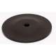Knob Backplate Traditional 1-1/2-in in Chocolate Bronze