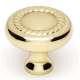 Rope A812-1-PB Knob Traditional 1-in in Polished Brass