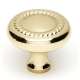 Rope A812-14-PB Knob Traditional 1-1/4-in in Polished Brass