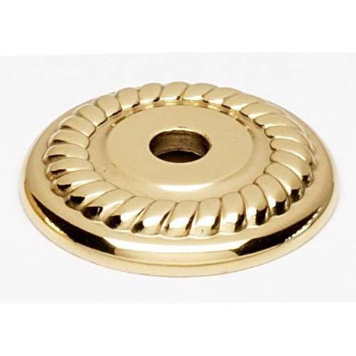 Backplate Traditional 1-in in Polished Brass