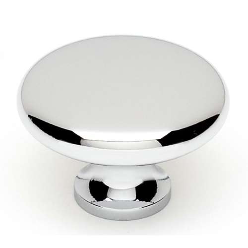 A814-38-PC Knob Traditional 1-1/2-in in Polished Chrome