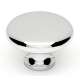 A814-38-PC Knob Traditional 1-1/2-in in Polished Chrome