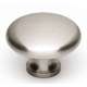 A814-38-SN Knob Traditional 1-1/2-in in Satin Nickel