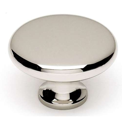 A814-38-PN Knob Traditional 1-1/2-in in Polished Nickel