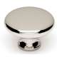 A814-38-PN Knob Traditional 1-1/2-in in Polished Nickel