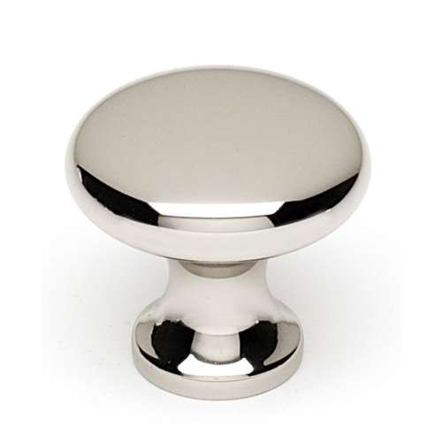 A814-1-PN Knob Traditional 1-in in Polished Nickel