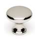 A814-1-PN Knob Traditional 1-in in Polished Nickel
