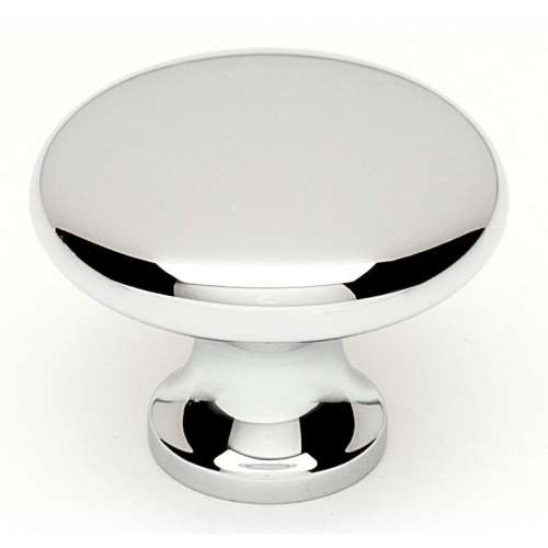 A814-14-PC Knob Traditional 1-1/4-in in Polished Chrome