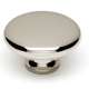 A814-45-PN Knob Traditional 1-3/4-in in Polished Nickel