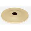 Knob Backplate Traditional 1-in in Polished Brass