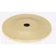 Knob Backplate Traditional 1-1/4-in in Polished Brass
