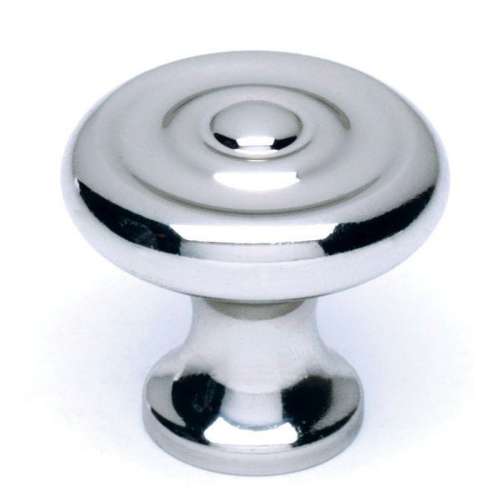 Knob Traditional 1-in in Polished Chrome