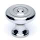 Knob Traditional 1-in in Polished Chrome