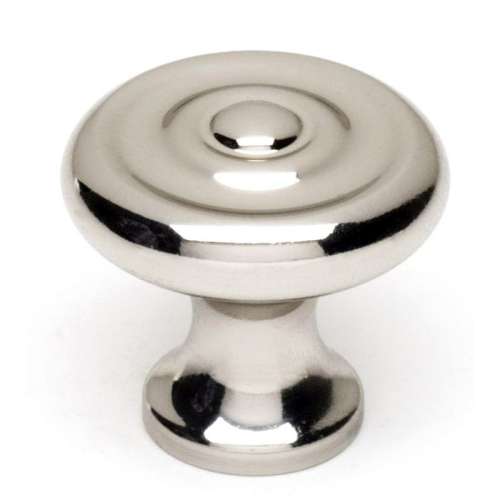 Knob Traditional 1-in in Polished Nickel