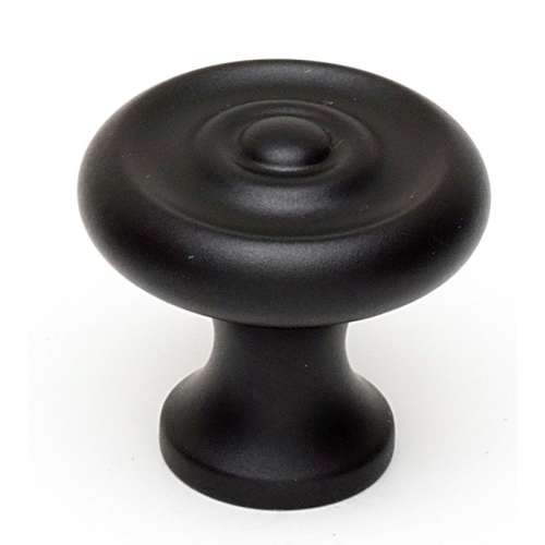 Knob Traditional 1-in in Matte Black