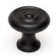 Knob Traditional 1-in in Matte Black